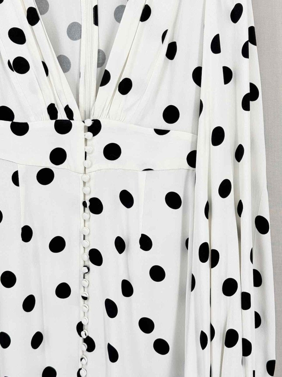 Pre-loved RAT & BOA Perla White w/ Black Size XSmall Short Dress at Reems Closet