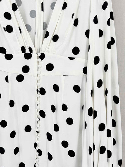 Pre-loved RAT & BOA Perla White w/ Black Size XSmall Short Dress at Reems Closet