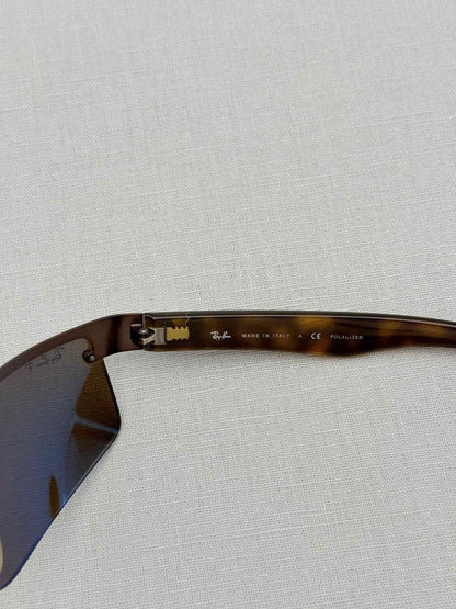 Pre - loved RAY - BAN Black & Gold Sunglasses at Reems Closet