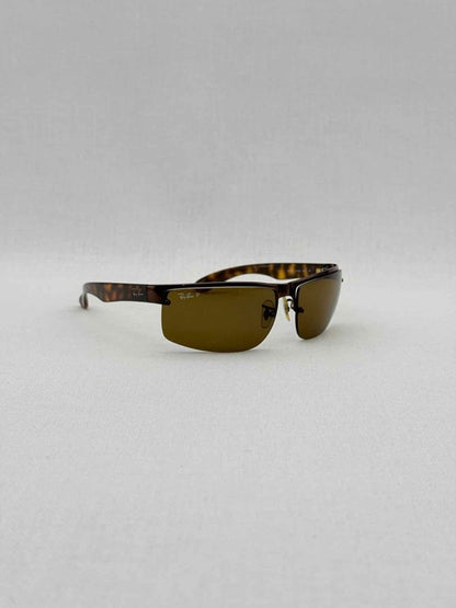 Pre - loved RAY - BAN Black & Gold Sunglasses at Reems Closet
