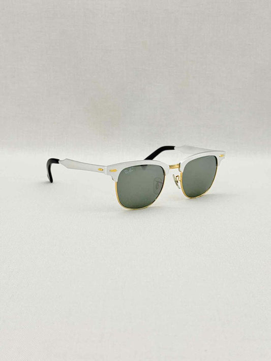 Pre-loved RAY-BAN White Sunglasses at Reems Closet