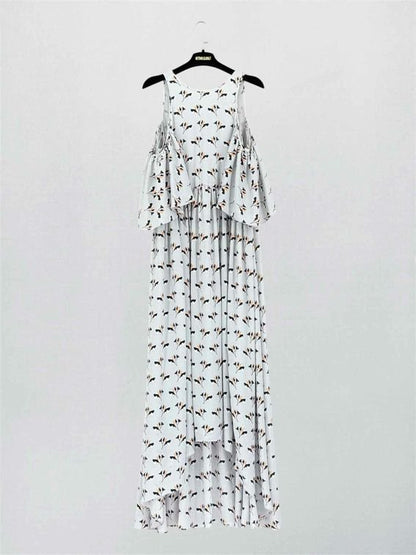 Pre-loved REBECCA MINKOFF Robbie Printed Size Small Long Dress at Reems Closet