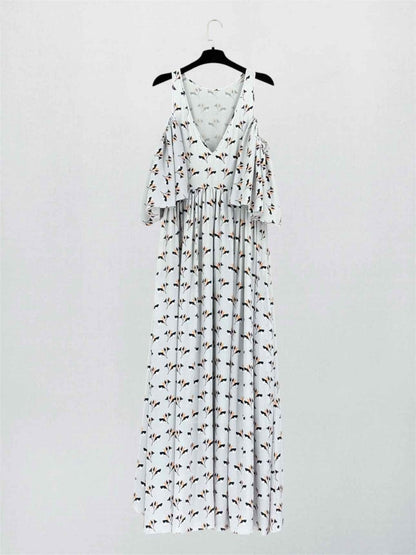 Pre-loved REBECCA MINKOFF Robbie Printed Size Small Long Dress at Reems Closet