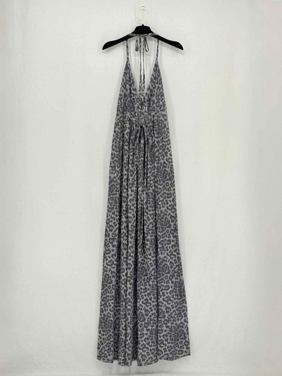 Pre - loved REBECCA TAYLOR Black & Grey Size Small Long Dress at Reems Closet