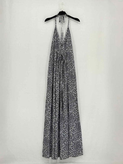 Pre - loved REBECCA TAYLOR Black & Grey Size Small Long Dress at Reems Closet