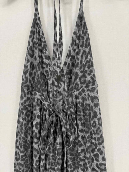 Pre - loved REBECCA TAYLOR Black & Grey Size Small Long Dress at Reems Closet