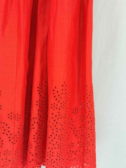 Pre-loved REBECCA VALLANCE Portia Red Size US 2 Midi Dress at Reems Closet