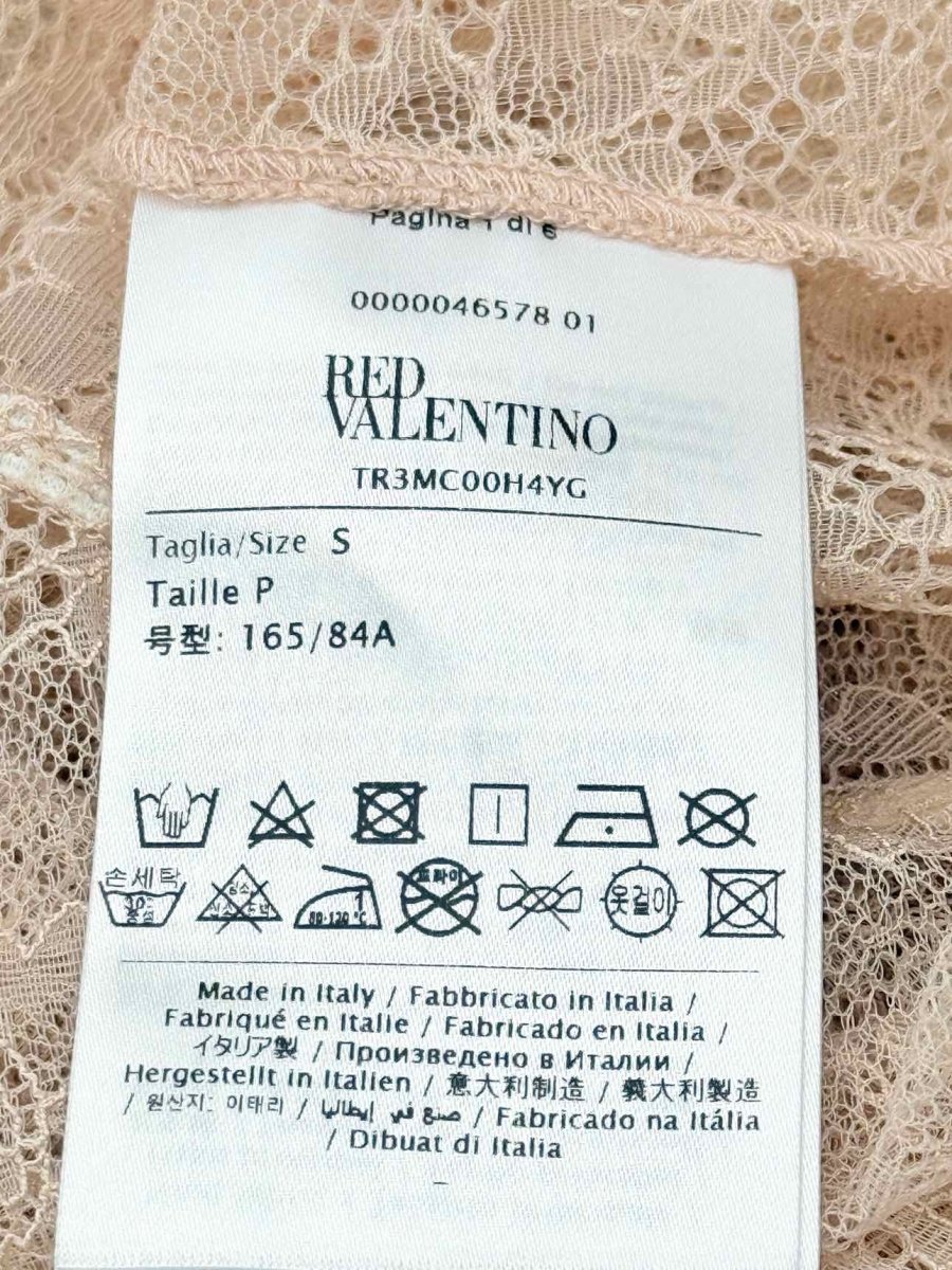 Pre - loved RED VALENTINO Beige Bodysuit at Reems Closet