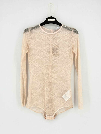 Pre - loved RED VALENTINO Beige Bodysuit at Reems Closet