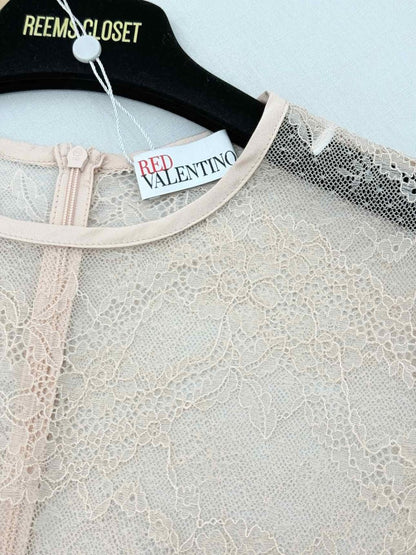 Pre - loved RED VALENTINO Beige Bodysuit at Reems Closet