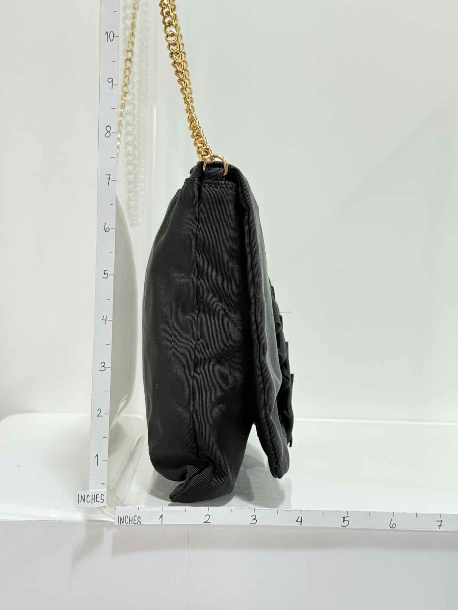 Pre - loved RED VALENTINO Black Clutch at Reems Closet