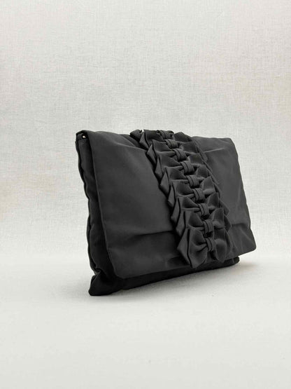 Pre - loved RED VALENTINO Black Clutch at Reems Closet