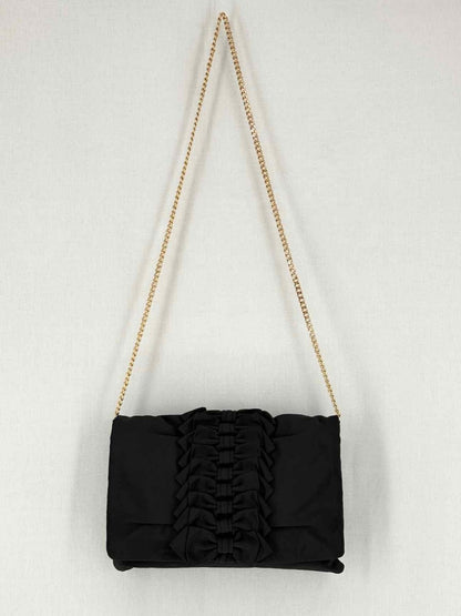 Pre - loved RED VALENTINO Black Clutch at Reems Closet