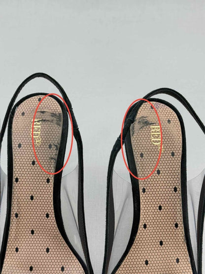 Pre - loved RED VALENTINO Black Polka Dot Size EU 39 Pumps at Reems Closet