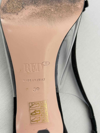 Pre - loved RED VALENTINO Black Polka Dot Size EU 39 Pumps at Reems Closet