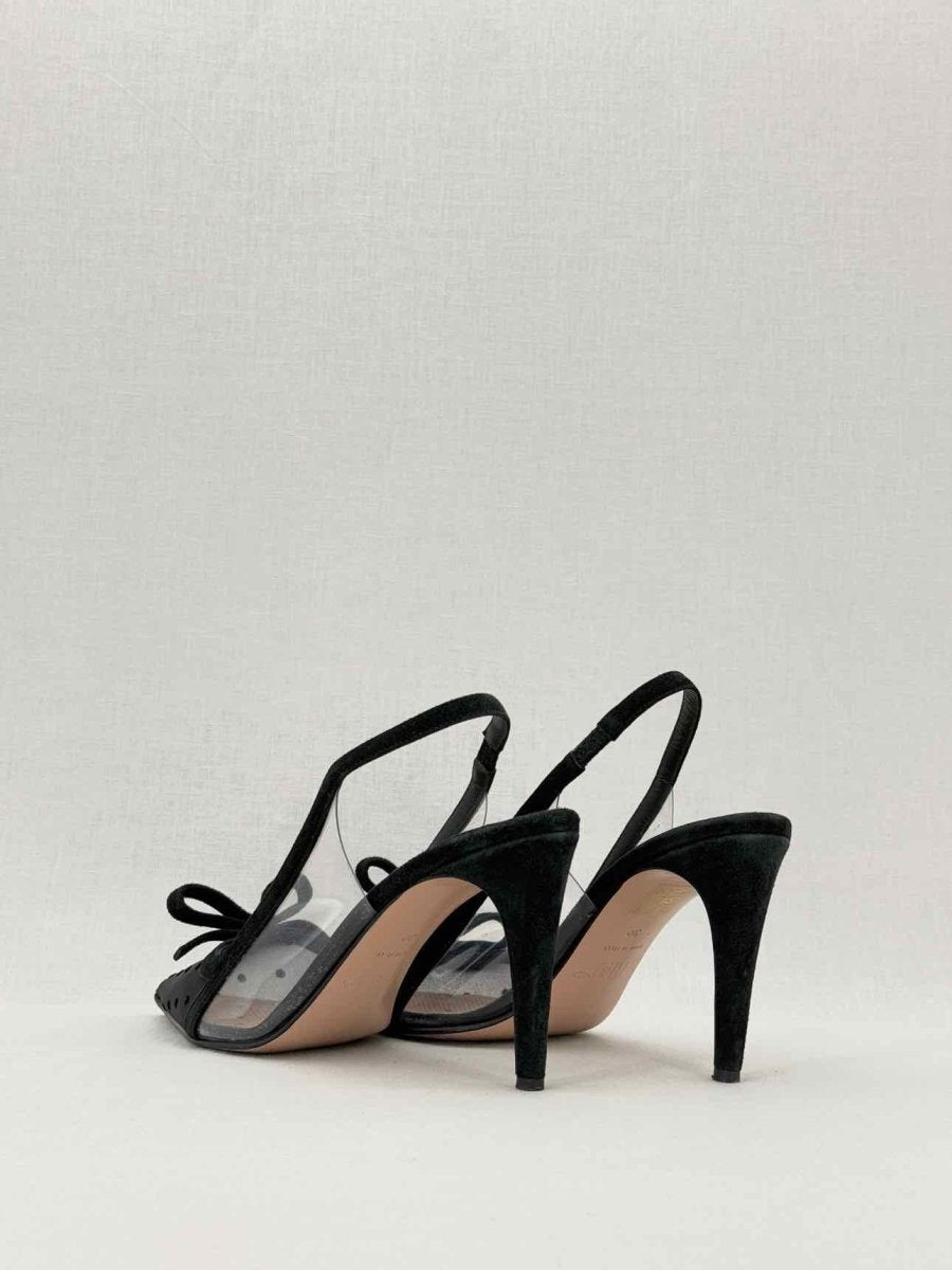 Pre - loved RED VALENTINO Black Polka Dot Size EU 39 Pumps at Reems Closet