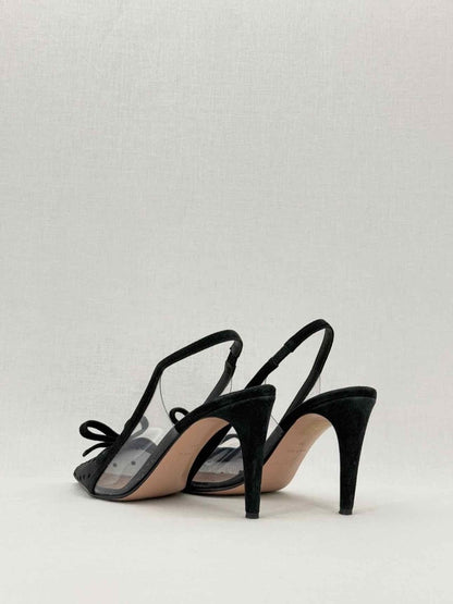 Pre - loved RED VALENTINO Black Polka Dot Size EU 39 Pumps at Reems Closet