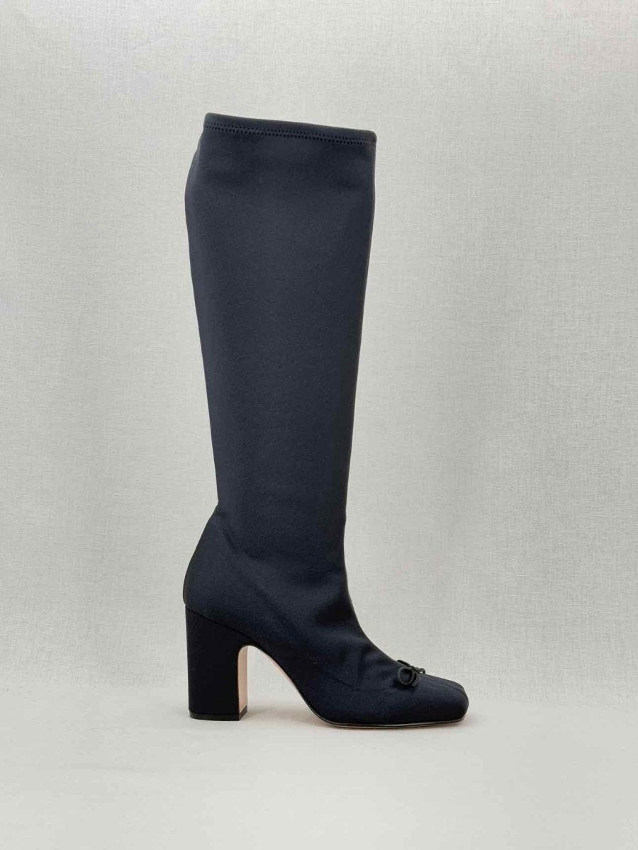 Pre - loved RED VALENTINO Black Size EU 38 Knee High Boots at Reems Closet