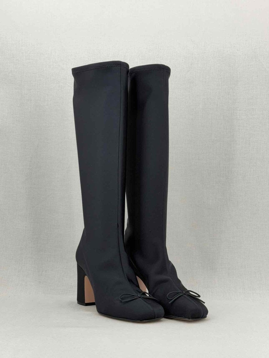 Pre - loved RED VALENTINO Black Size EU 38 Knee High Boots at Reems Closet