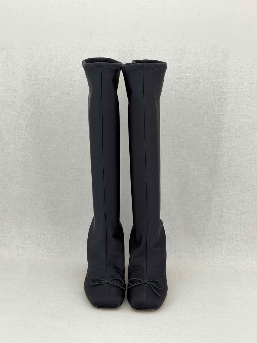 Pre - loved RED VALENTINO Black Size EU 38 Knee High Boots at Reems Closet