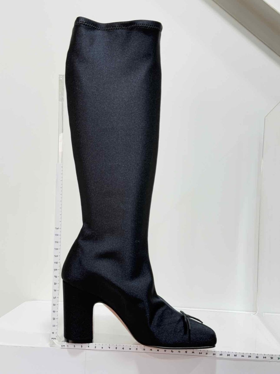 Pre - loved RED VALENTINO Black Size EU 38 Knee High Boots at Reems Closet