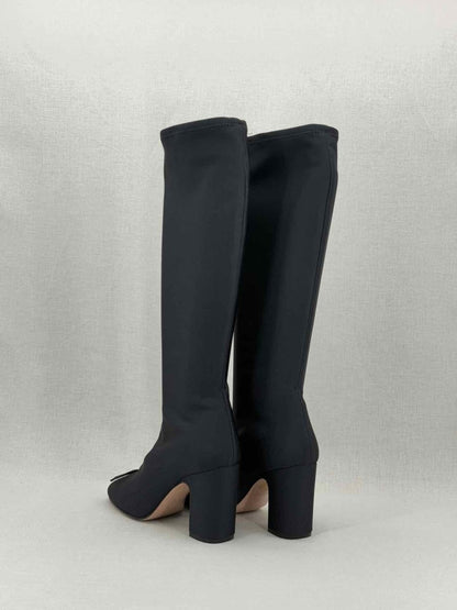 Pre - loved RED VALENTINO Black Size EU 38 Knee High Boots at Reems Closet