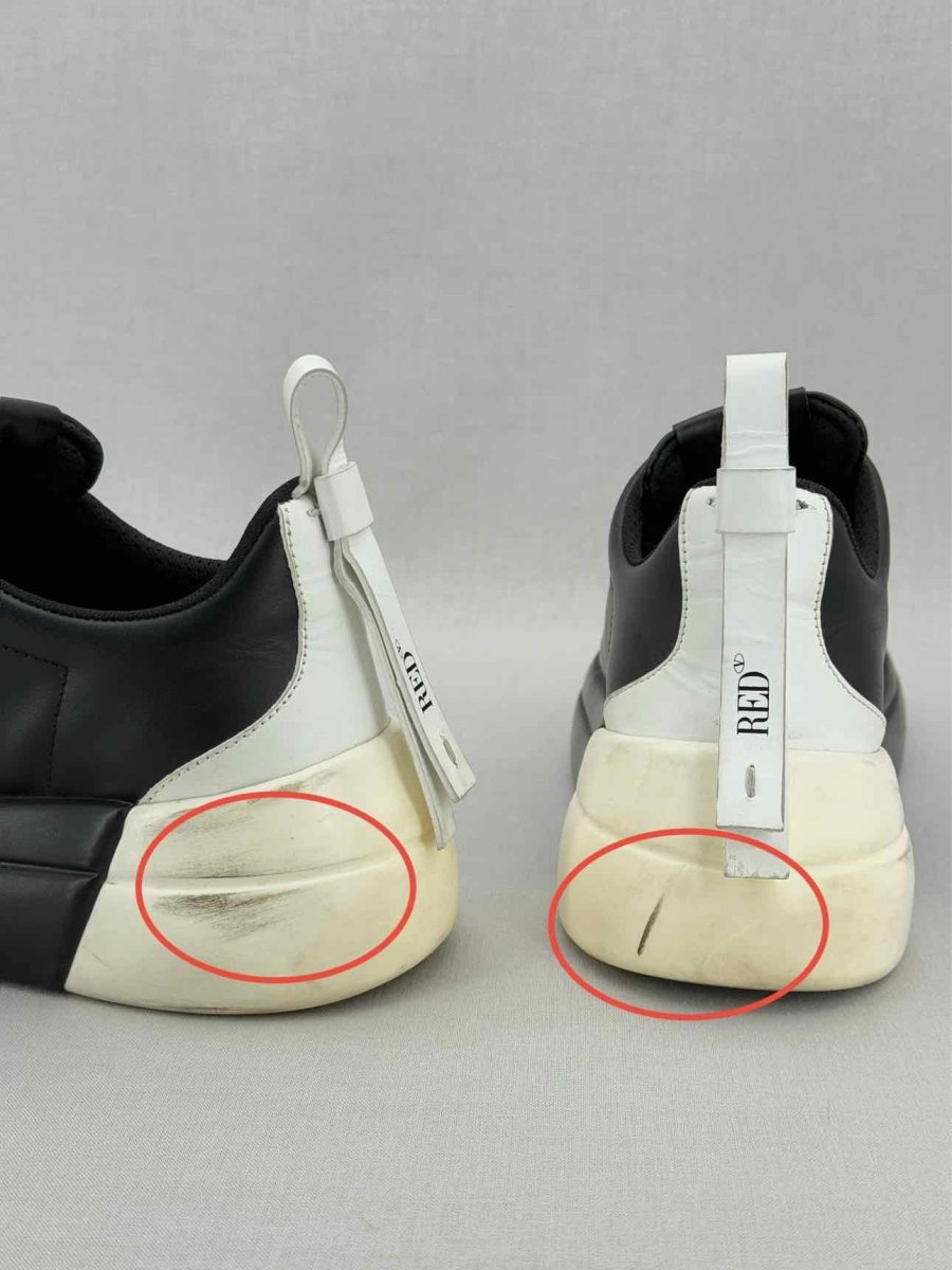 Pre - loved RED VALENTINO Black & White Size EU 39 Sneakers at Reems Closet