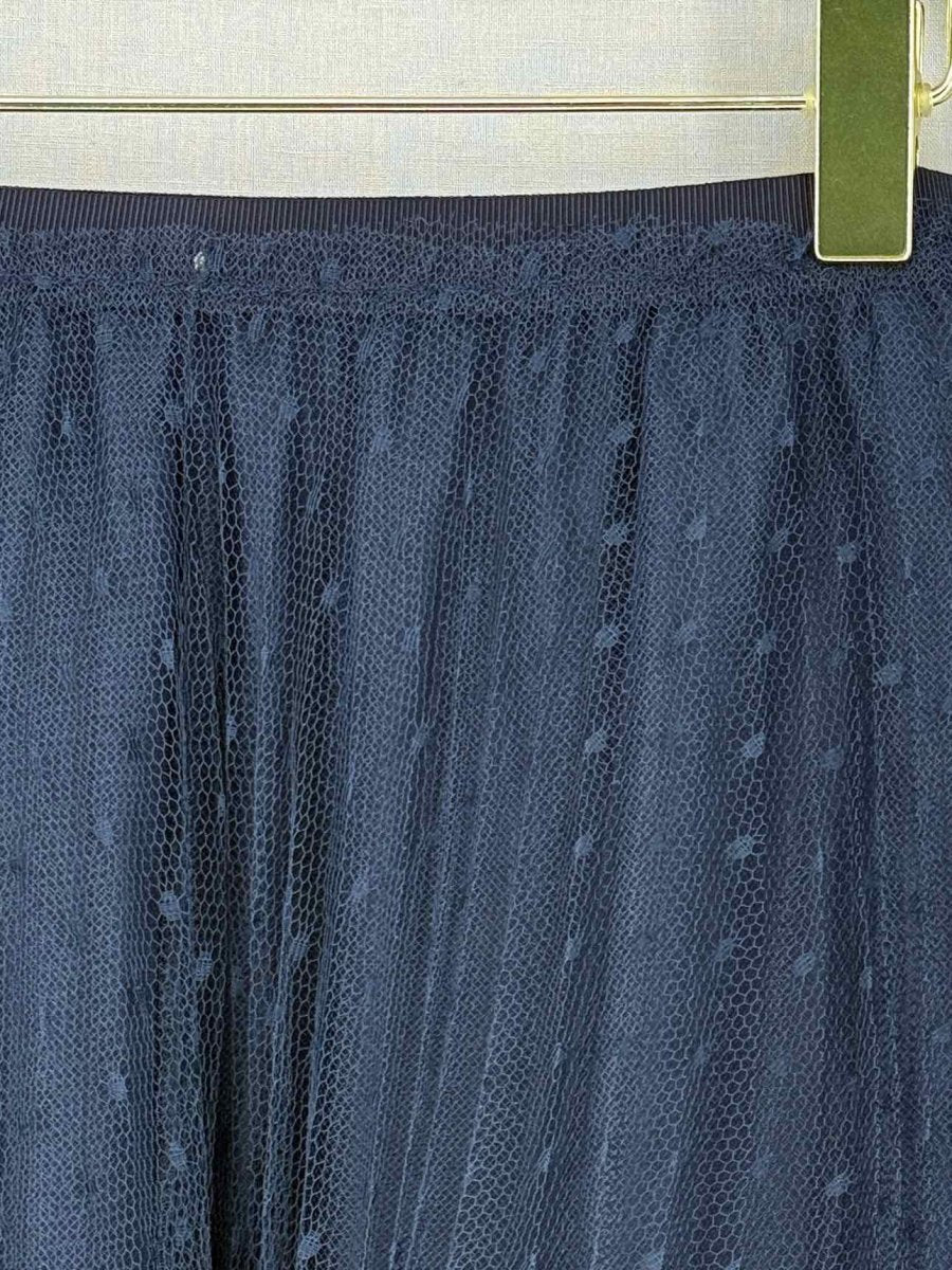 Pre - loved RED VALENTINO Navy Blue Size US 2 Midi Skirt at Reems Closet