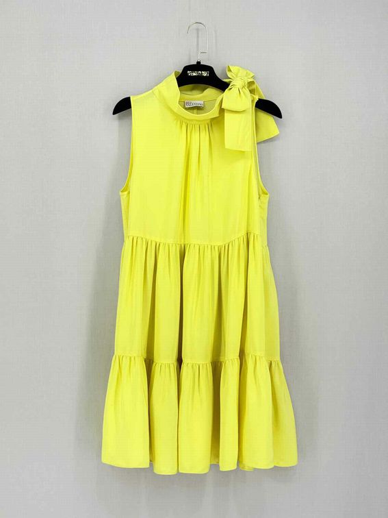 Pre-loved RED VALENTINO Yellow Size Medium Short Dress at Reems Closet