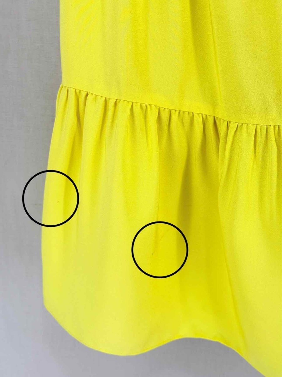 Pre-loved RED VALENTINO Yellow Size Medium Short Dress at Reems Closet