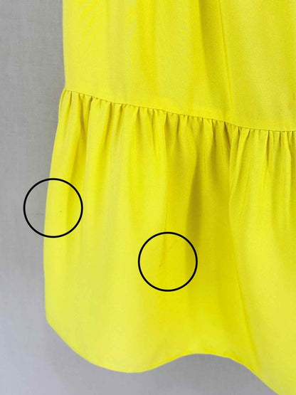 Pre-loved RED VALENTINO Yellow Size Medium Short Dress at Reems Closet