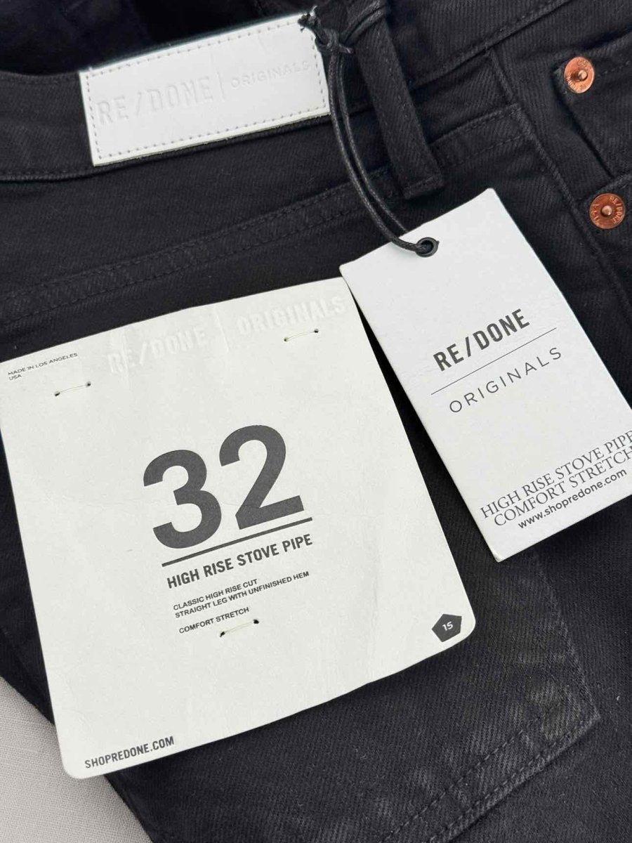 Pre - loved RE/DONE Black Size 32 Jeans at Reems Closet
