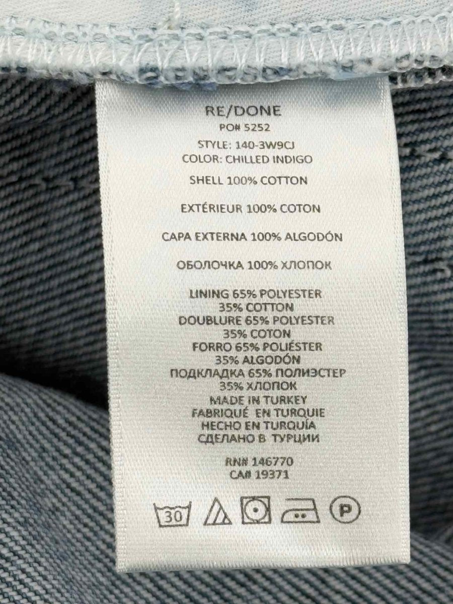 Pre - loved RE/DONE Blue Size 27 Jeans at Reems Closet