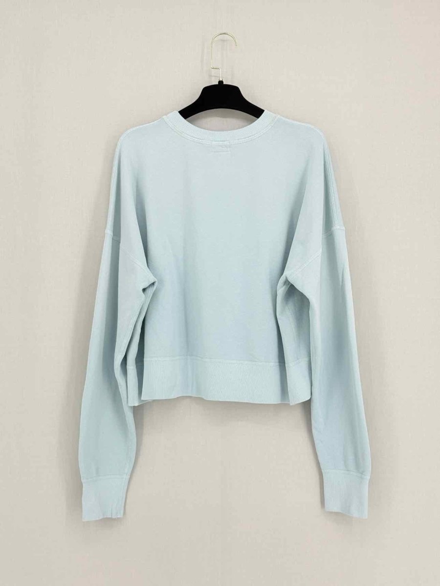 Pre - loved RE/DONE Pale Blue Size Medium Sweatshirt at Reems Closet