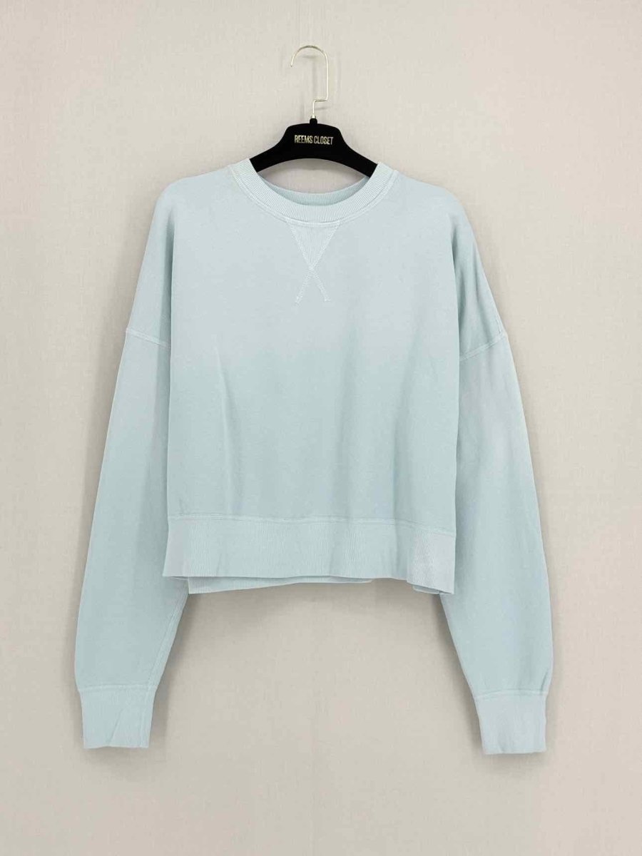 Pre - loved RE/DONE Pale Blue Size Medium Sweatshirt at Reems Closet