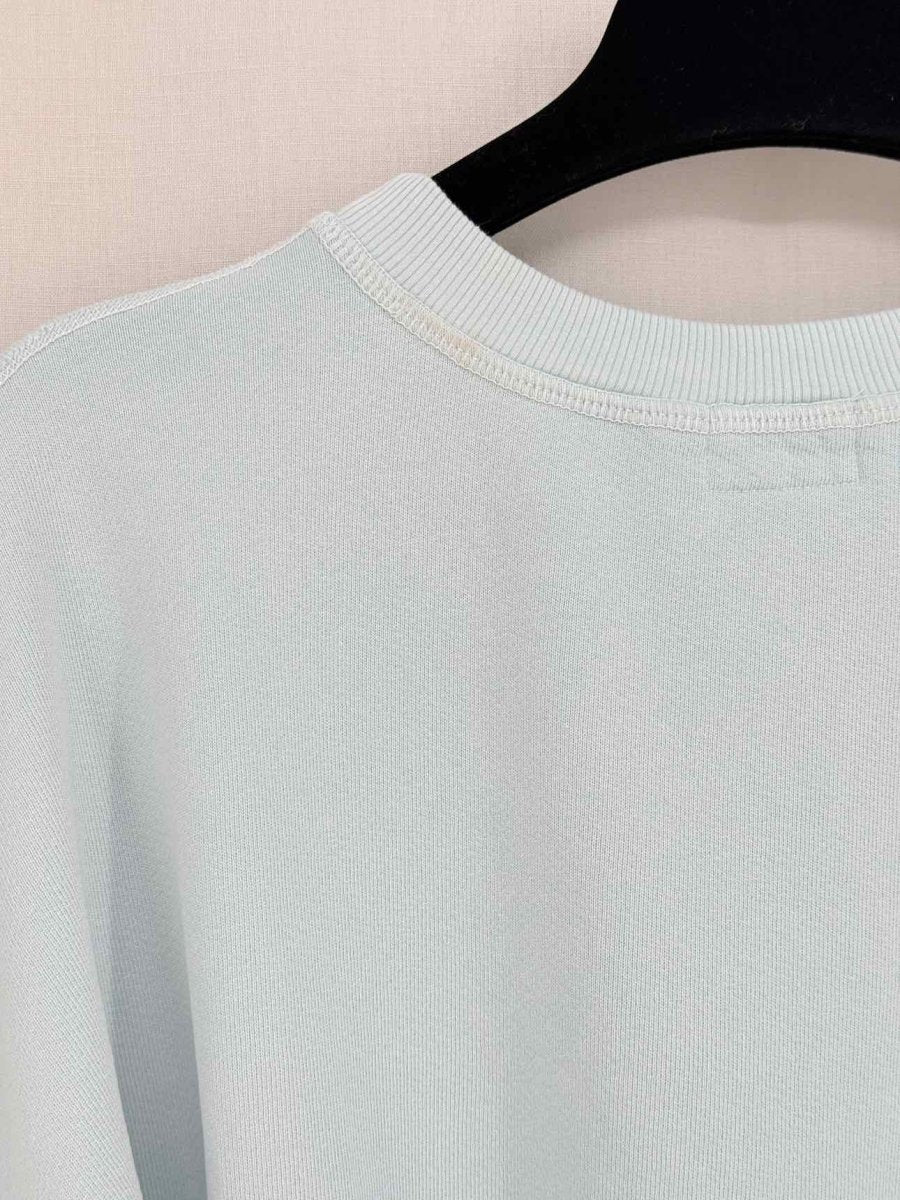 Pre - loved RE/DONE Pale Blue Size Medium Sweatshirt at Reems Closet