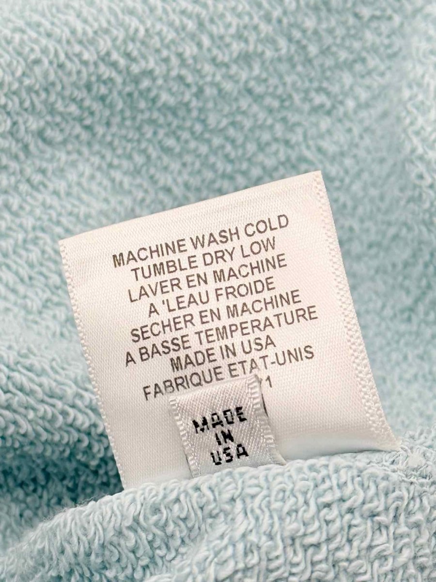 Pre - loved RE/DONE Pale Blue Size Medium Sweatshirt at Reems Closet