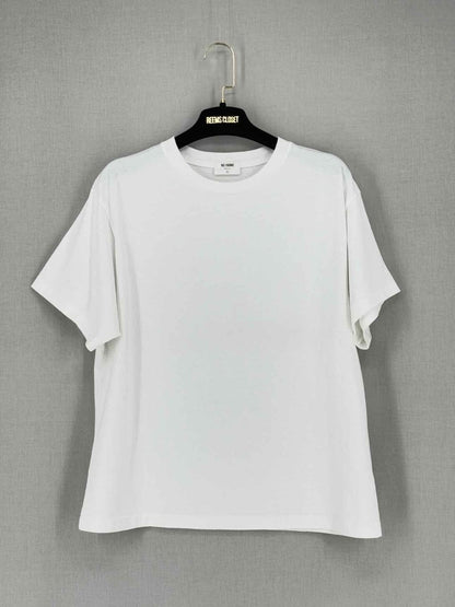 Pre - loved RE/DONE White Size Medium T-shirt at Reems Closet