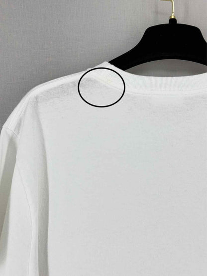 Pre - loved RE/DONE White Size Medium T-shirt at Reems Closet