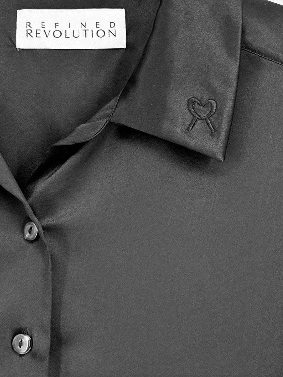 Pre - loved REFINED REVOLUTION Black Size Small Top at Reems Closet