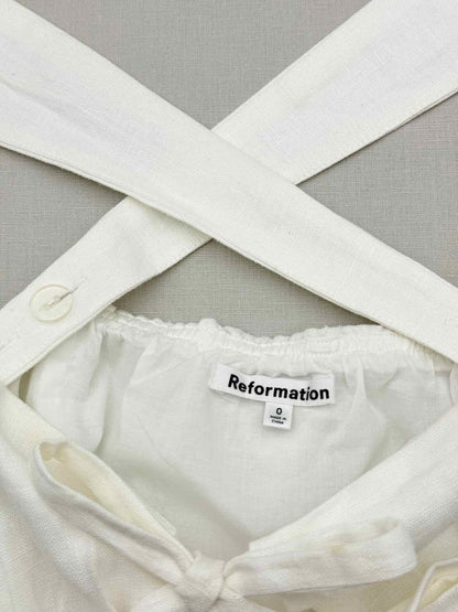 Pre-loved REFORMATION Azalea White Size US 0 Top at Reems Closet