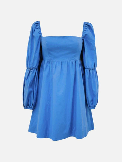 Pre - loved REFORMATION Blue Mini Dress at Reems Closet