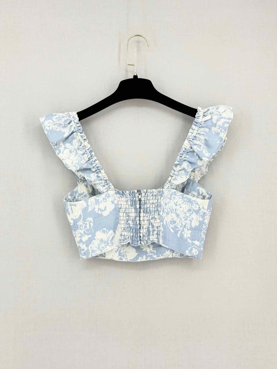 Pre-loved REFORMATION Blue & White Size US 2 Outfit Set at Reems Closet