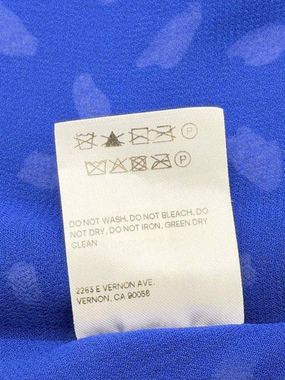 Pre-loved REFORMATION Blue & White Size US 4 Knee Length Dress at Reems Closet