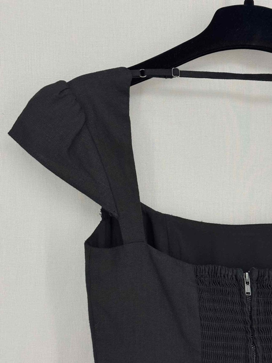 Pre-loved REFORMATION Oaklyn Black Size US 0 Short Dress at Reems Closet