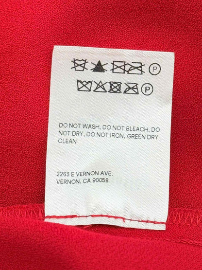 Pre - loved REFORMATION Red Size US 12 Knee Length Dress at Reems Closet