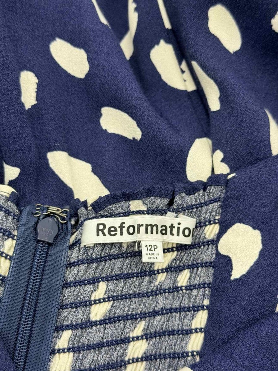 Pre - loved REFORMATION Size US 12 Knee Length Dress at Reems Closet