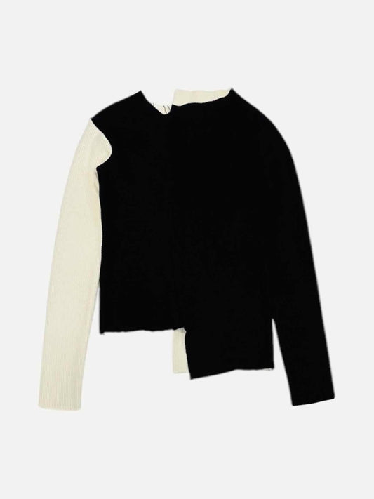 Pre - loved REJINA PYO Black & Cream Jumper at Reems Closet