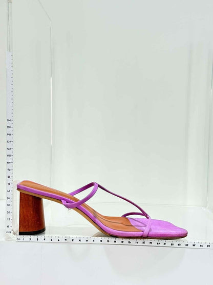Pre - loved REJINA PYO Purple Size EU 38 Heeled Sandals at Reems Closet