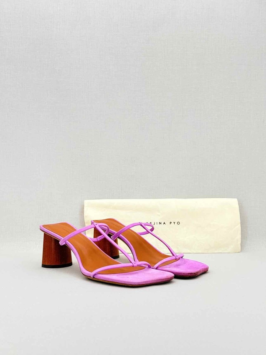 Pre - loved REJINA PYO Purple Size EU 38 Heeled Sandals at Reems Closet
